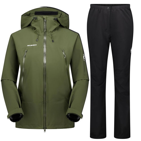 MAMMUT マムート オール ウェザー レインスーツ アジアンフィット サイズはユーロ表記 レディース 101032340-40294