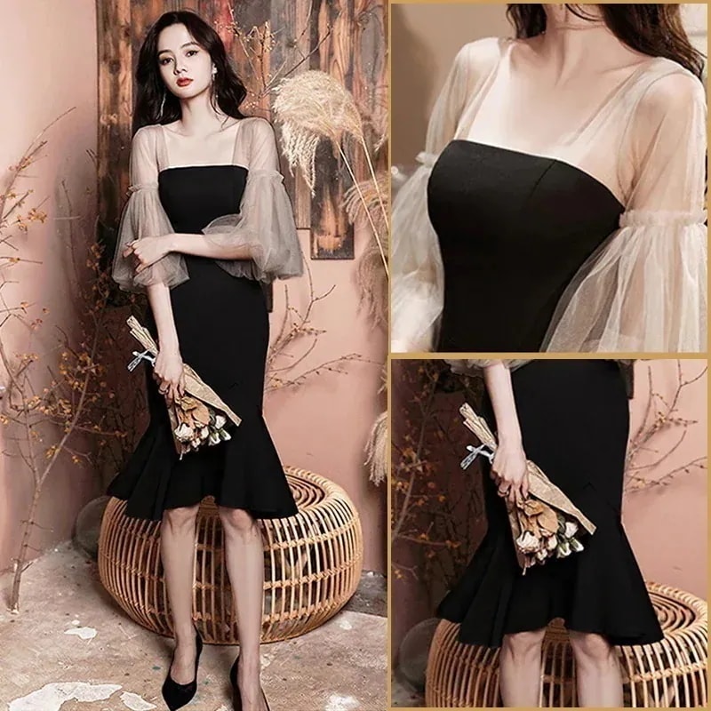 キャミワンピース ワンピース ラッフル 切り替え レース 感 結婚式　ドレス バックレス パーティードレス レディース ブライズメイド ドレス パーティー 結婚式 ドレス お呼ばれ 蝶結び