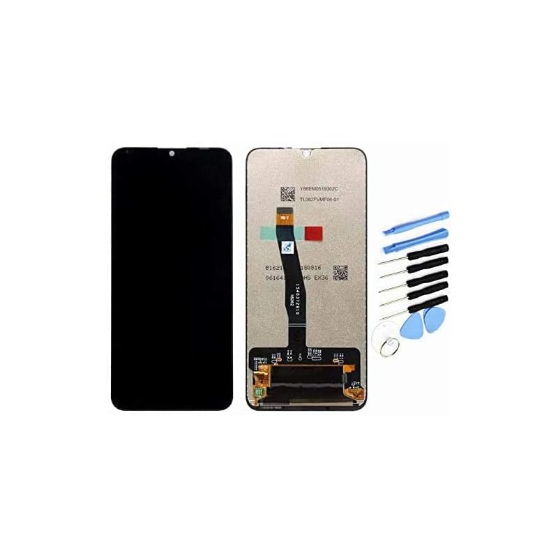 YQZ HUAWEI Nova Lite 3 修理交換用フロントパネル LCD タッチパネル 液晶パネル（フロントガラスデジタイザ）修理工具セット付き(ブラック)