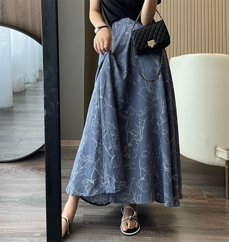 スカート ボトムス フレアスカート ロング丈 マキシ丈 フレア Aライン ウエストマーク ハイウエスト ポリエステル かわいい 大人可愛い きれいめ シンプル カジュアル おしゃれ お洒落 大人女子