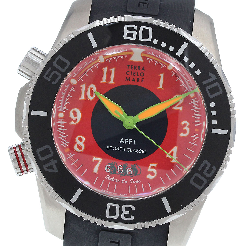 テッラチエロマーレ TERRA CIELO MARE TC7034AFF-2017 AFF1 スポーツクラシック 自動巻き メンズ 箱・保証書付き_920401【中古】