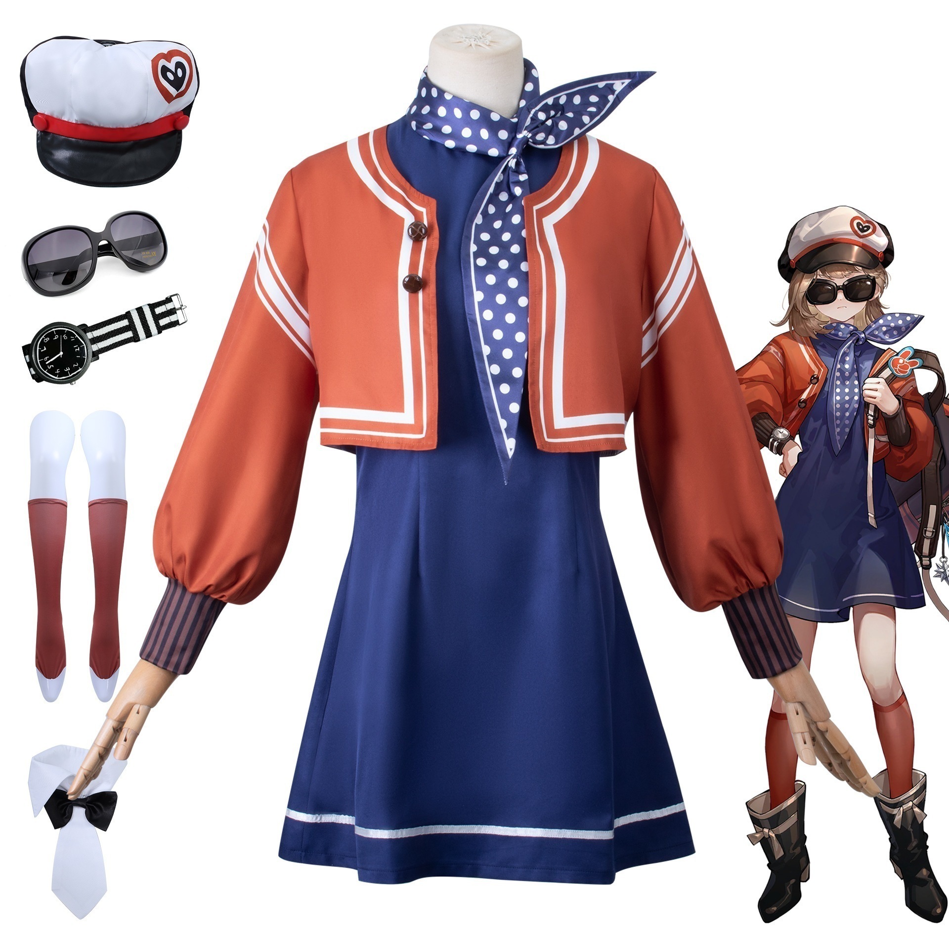 未来に戻る1999cos星アンチモンcos服ゲームコスプレ女装常服フルセット服