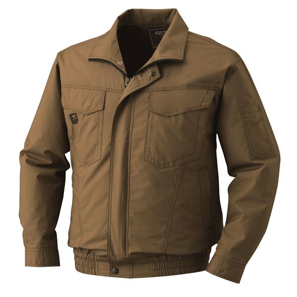 KU91400 空調服 綿薄手 タチエリ 服のみ キャメル M