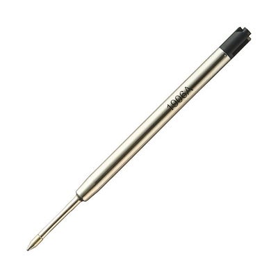 （まとめ）TANOSEE デスクボールペン替芯0.7mm 黒インク 1本[x20セット]