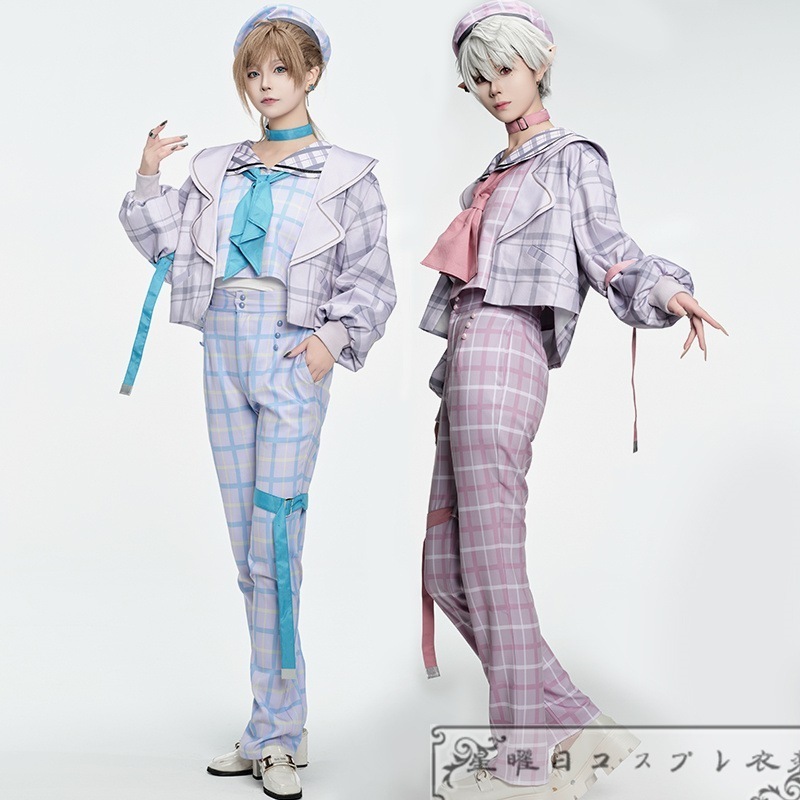 【期間限定】バーチャル VTuber ChroNoiR ニューレトロスタイル 叶 葛葉 セーラー服 コスプレ衣装 コスチューム品質良い 店舗お勧め
