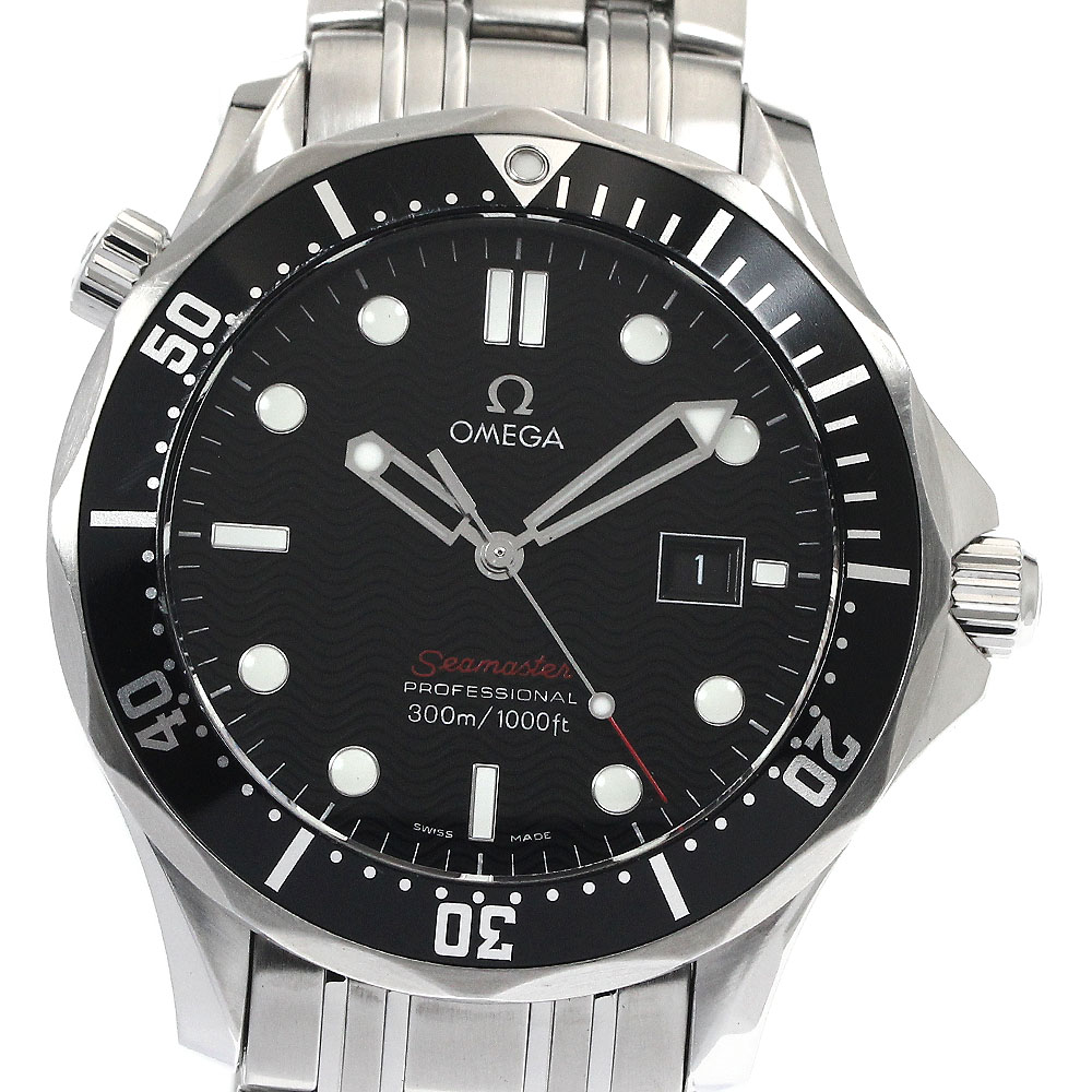 オメガ OMEGA 212.30.41.61.01.001 シーマスター300 デイト クォーツ メンズ 良品 _886604【中古】