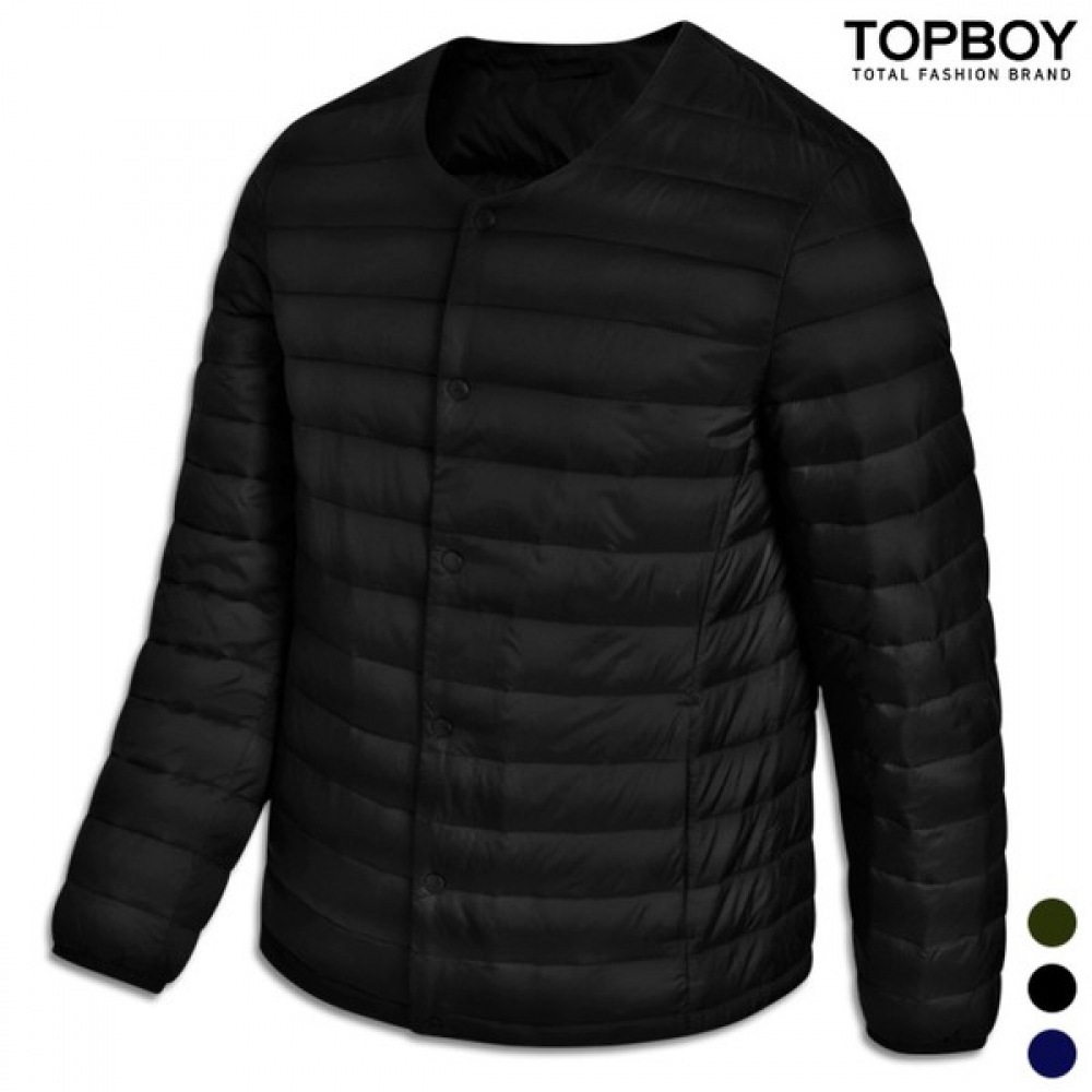 （トップボーイ）Vネック超軽量パッド入りジャンパー（JW522）