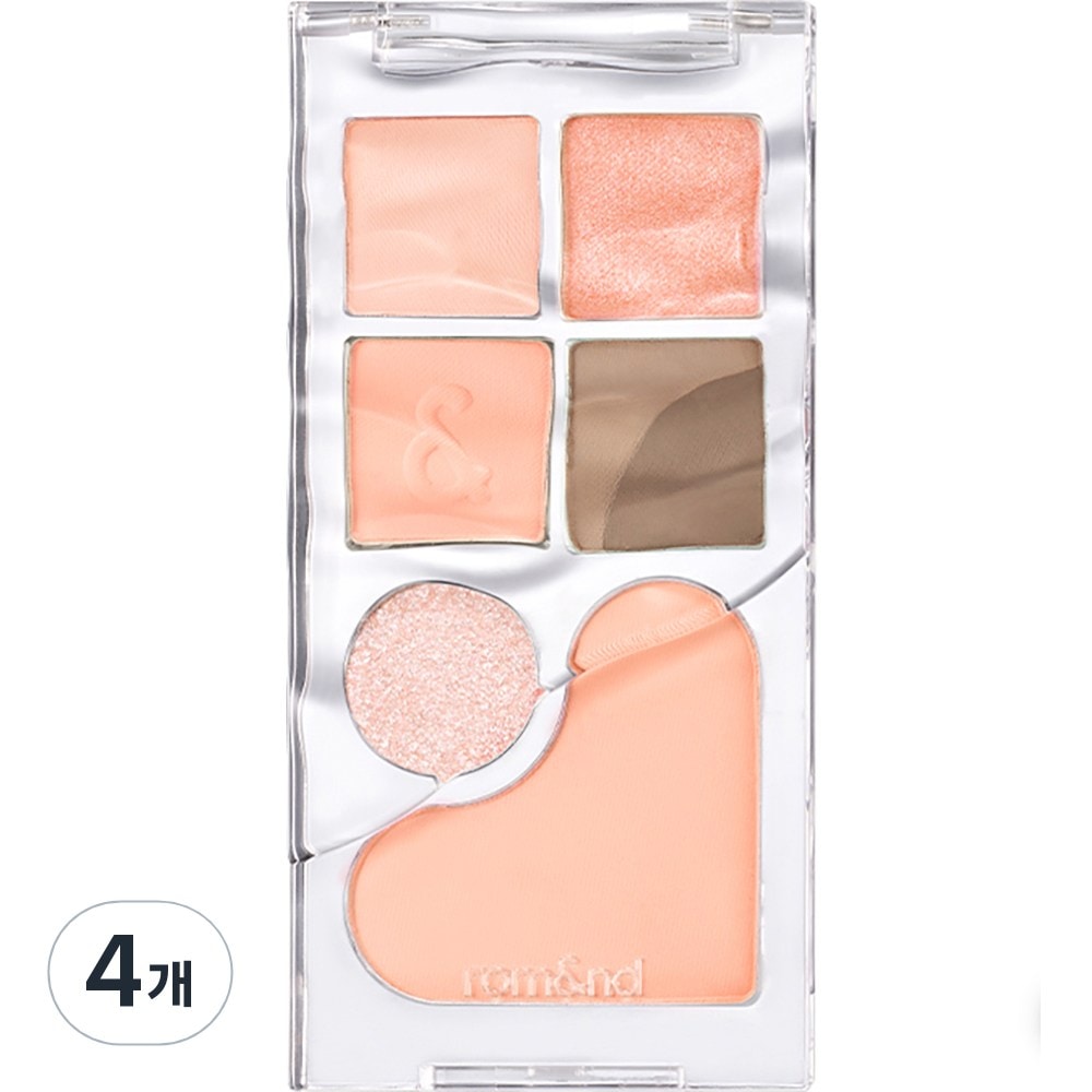 ロムアンド ベア レイヤー パレット01 アプリコット ムード4個