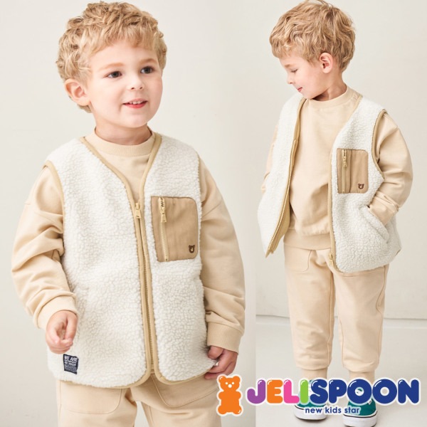 ロングセラー ボアベスト/ 子供服