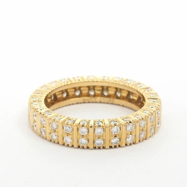 【新品仕上げ済み】【新品同様】ブシュロン フルエタニティ K18YG ダイヤモンド 【指輪】