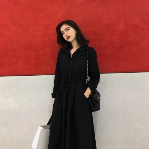 A1122.シャツワンピース 2019 春夏 sale ドレス カジュアル エレガント お呼ばれ 結婚式 披露宴 パーティー 女子会 レストラン デート 100,000円