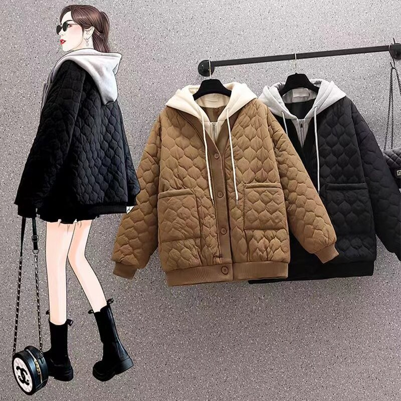 韓国ダウンジャケット レディース アウター 中綿コート 4,614円