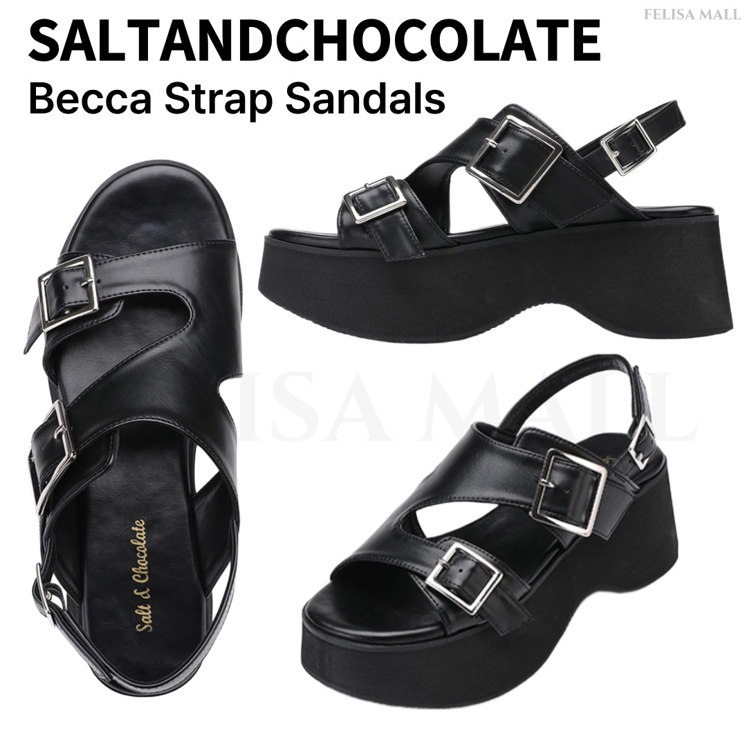 [SALT&CHOCOLATE] Becca Strap Sandals 厚底サンダル 韓国人気