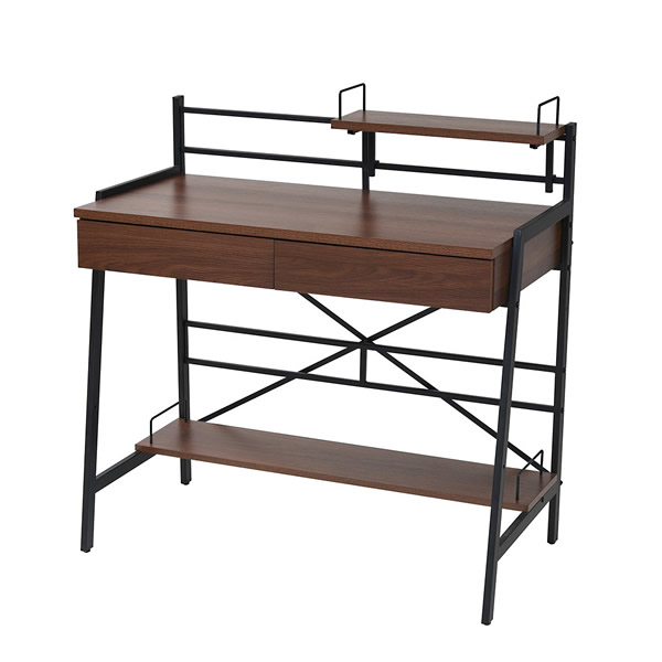 JKプラン 2WAY パソコンデスク KKS-0015-BR ブラウン