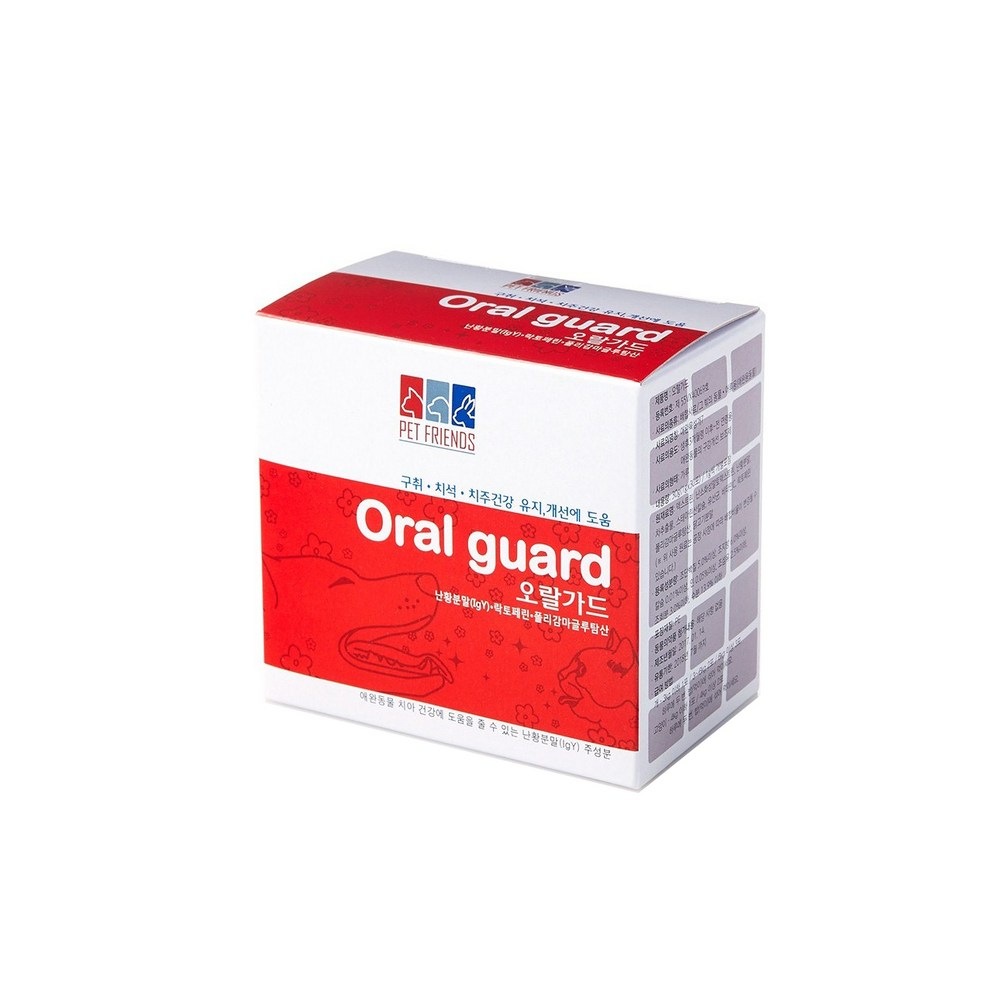 ペットフレンズオーラルガード子犬羊歯歯科健康食品30g口腔ケア1個