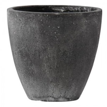 グリーンポット 植木鉢 フォリオ エッグ ブラックウォシュ 30x28cm EB-SL225030BLW