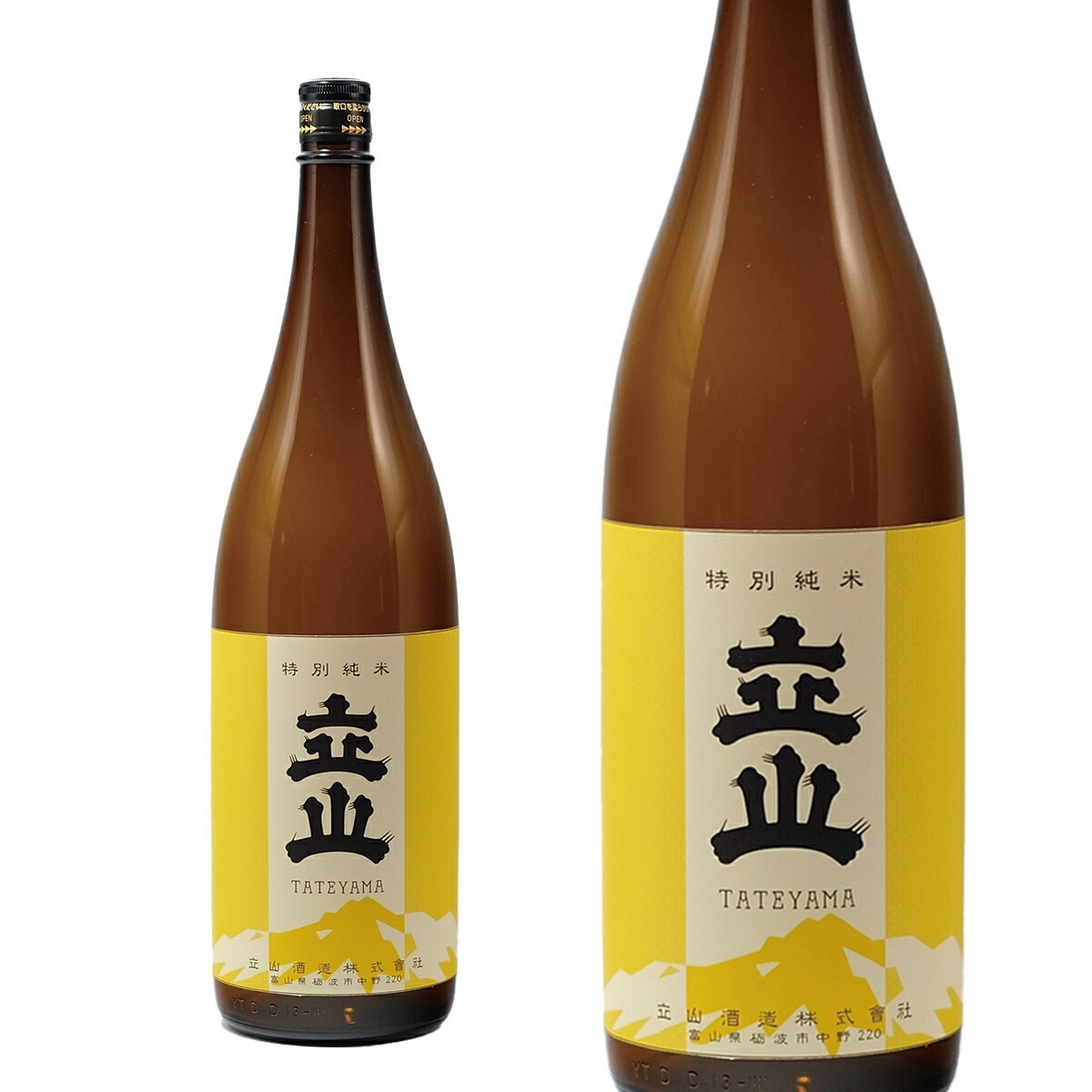 富山県 立山酒造 純米酒 1.8L×6本/1ケース