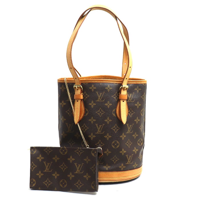 LOUIS VUITTON ルイ・ヴィトン バケットPM トートバッグ モノグラム M42238 AR1010 レディース 中古