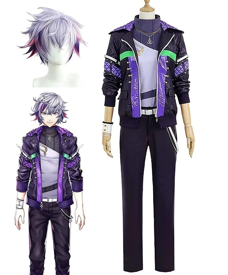 【即納】最安値挑戦 ウィッグ追加可 コスプレ衣装 ふわみなと 不破湊 バーチャルYouTuber