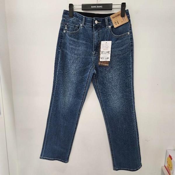 BANG BANG HC19 女性 春 ストレートフィット ウエストバンド スパンデックス ジーンズ NQM141 (S45633806)