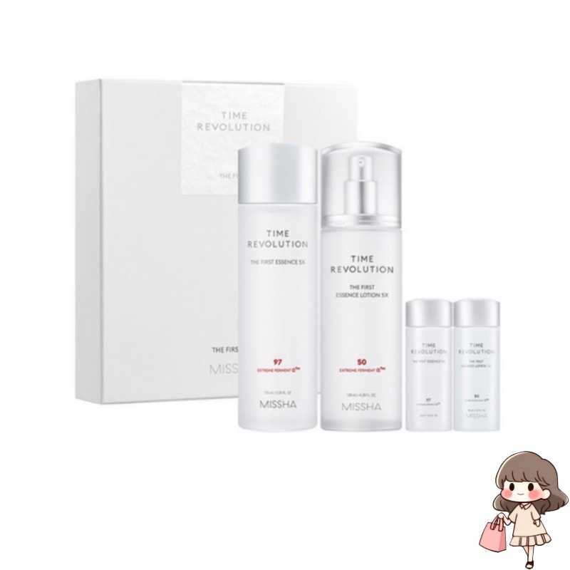 [韓国] タイム レボリューション ザ ファースト 2点セット (エッセンストナー : 150ml / エッセンス ローション : 130ml)