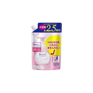 ビオレ マシュマロホイップ モイスチャー つめかえ用 大容量 泡洗顔料 フレッシュフローラルの香り 330ml(通常サイズの約2.5倍)