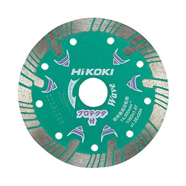ダイヤモンドカッター 105mmX20 (波形タイプ) プロテクタ 0032-4700