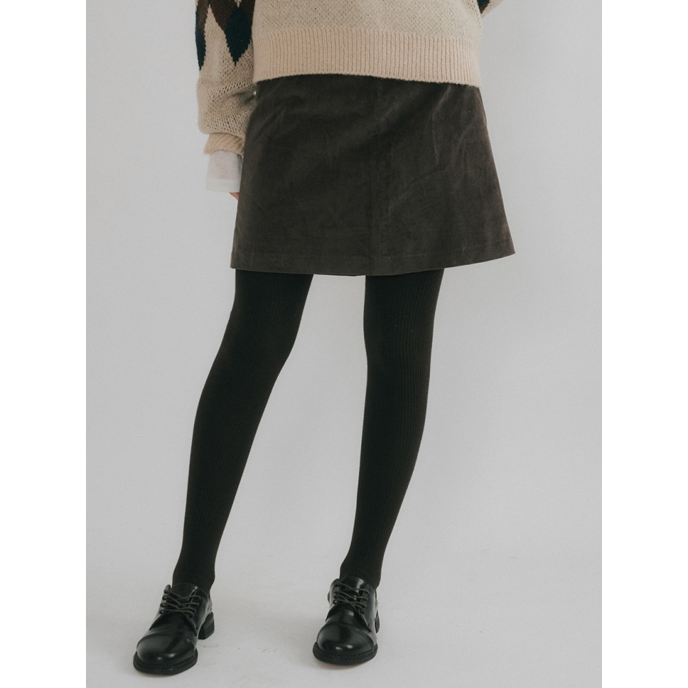 レオルグオゾンダナーミニスカートアッシュブラウン