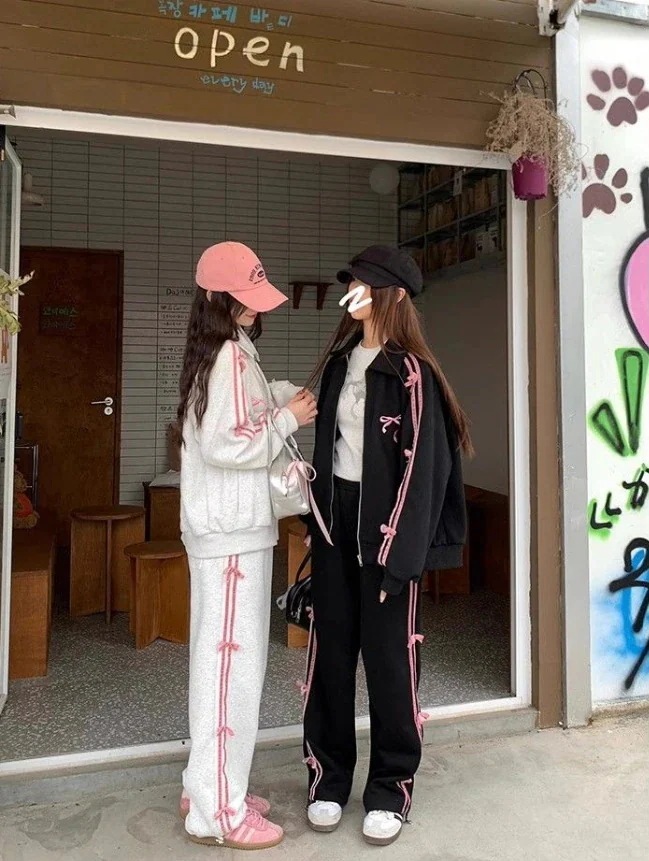 セットアップ ジップアップ トップス ロングパンツ