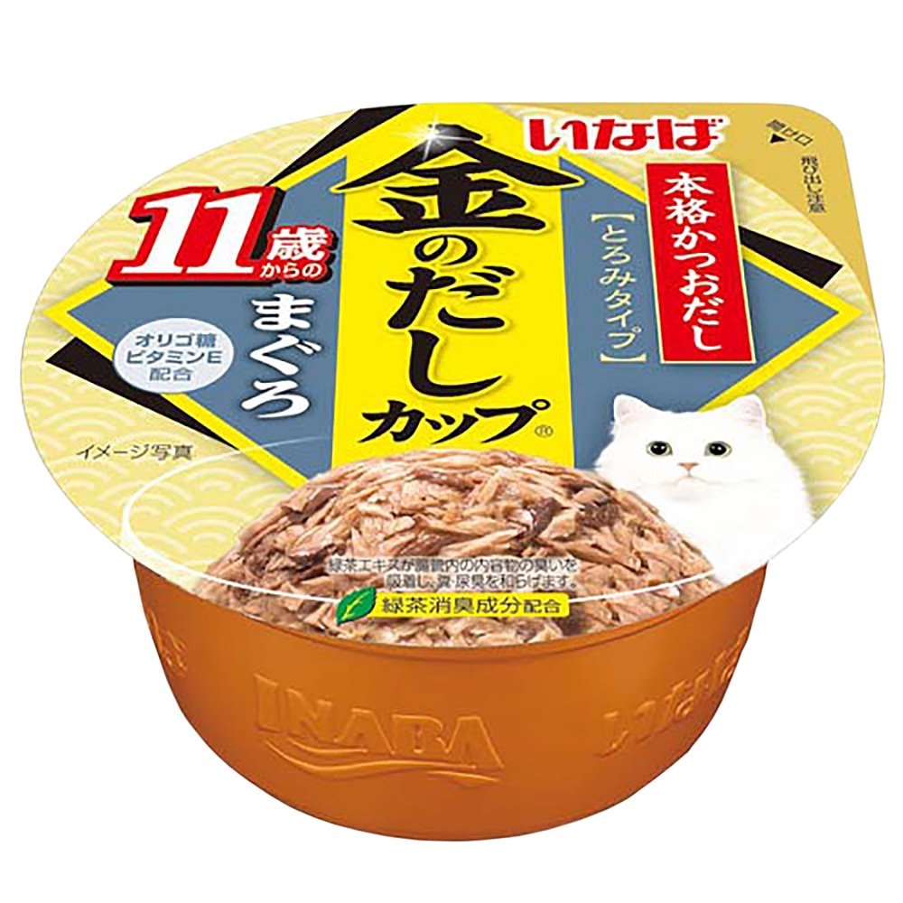 いなば　金のだし　カップ　１１歳からのまぐろ　７０ｇX４８個　ＣＲＣ35―20―20―50―00