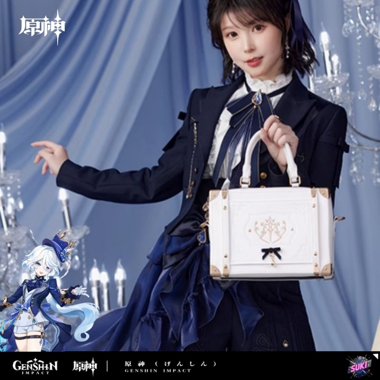 【プロ品質を極める!】原神 / フリーナ / インプレッションシリーズ クロスボディバッグ / Genshin Impact トートバッグ コスプレ アニメグッズ 痛バッグ Furina 芙宁娜 2