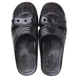 （業務用7セット）オーミケンシ フィッティングサンダルMブラック12800013 x7セット