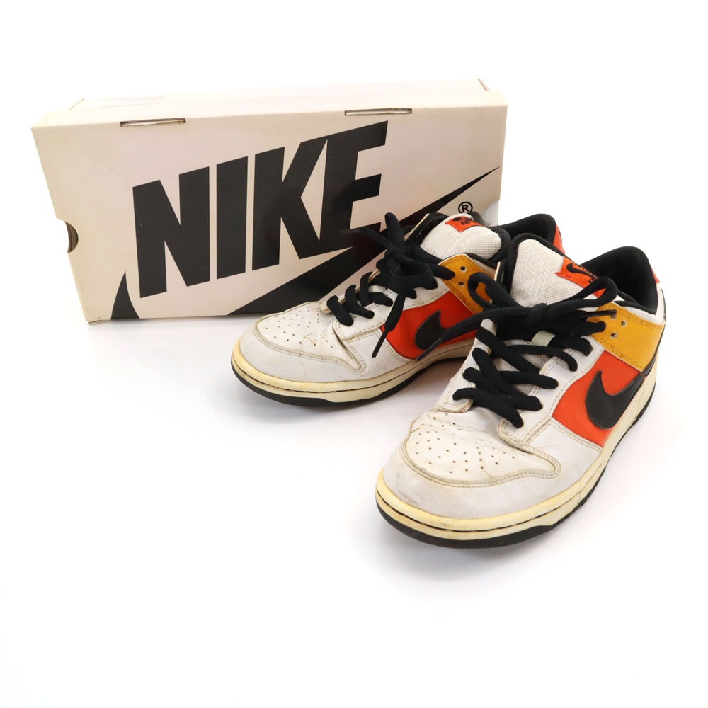 ダンク ロー プロ ロズウェル レイガンズ スニーカー 26 ホワイト 他 304292-802 箱付き メンズ 古着