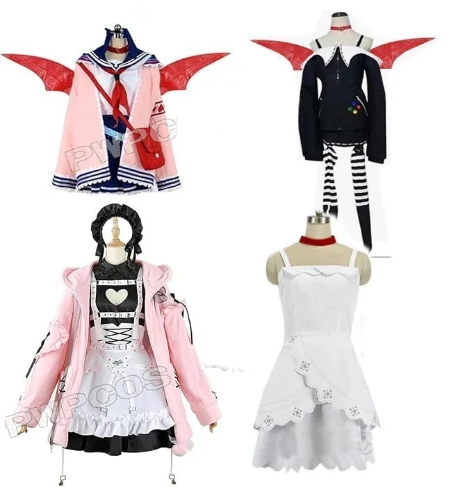 衣装 コスチューム変装 パーティ イベント クリスマス 変装 翼 バーチャルYouTuber 5種類 コスプレ衣装 魔界ノりりむ