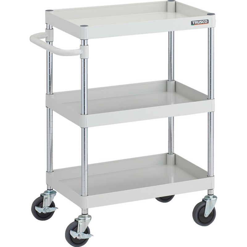 トラスコ中山　フェニックスワゴン抗ウィルスハンドル省音600X400XH8803段W色　PEW963AW 23,821円