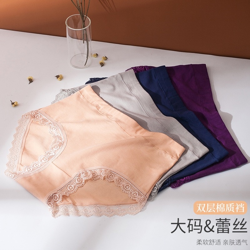 女の人の下着の大きいサイズは空気を通す綿の内の褌純色は肌にやさしい腹を収めて尻を上げます中腰レースの辺の下着女