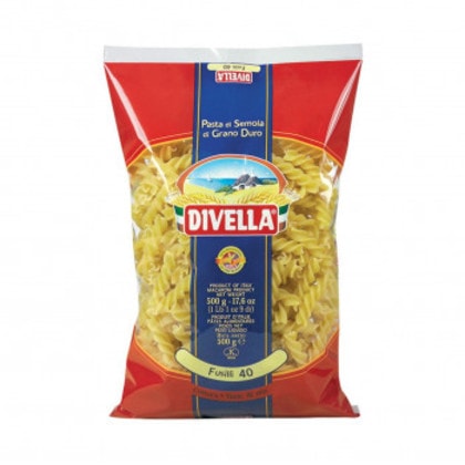 DIVELLA ディヴェッラ パスタ 40 フジッリ 500g×24個 606-146