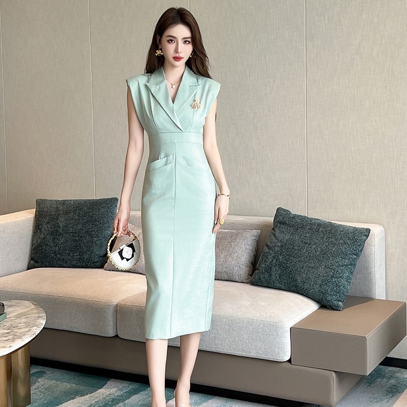 夏 通勤 スーツワンピース タイト ドレス パーティー キャバ 大人 同窓会 披露宴 卒業式 結婚式 演奏会 ウェディング 二次会