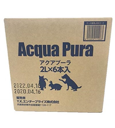 他サイト： Acqua Pura (ペットの純水) 2LX6本 (ケース販売)の商品画像