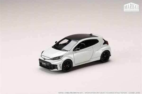 MARK43 1/43 トヨタ GRヤリス RZ High performance 2024 プラチナホワイトパールマイカ【PM43145BPW】 ミニカー PM43145BPW トヨタ GRヤリス