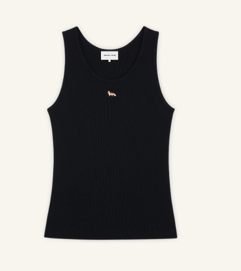 Maisonkitsune BabyFox Ribbed Tank Top MW00103KJ0125