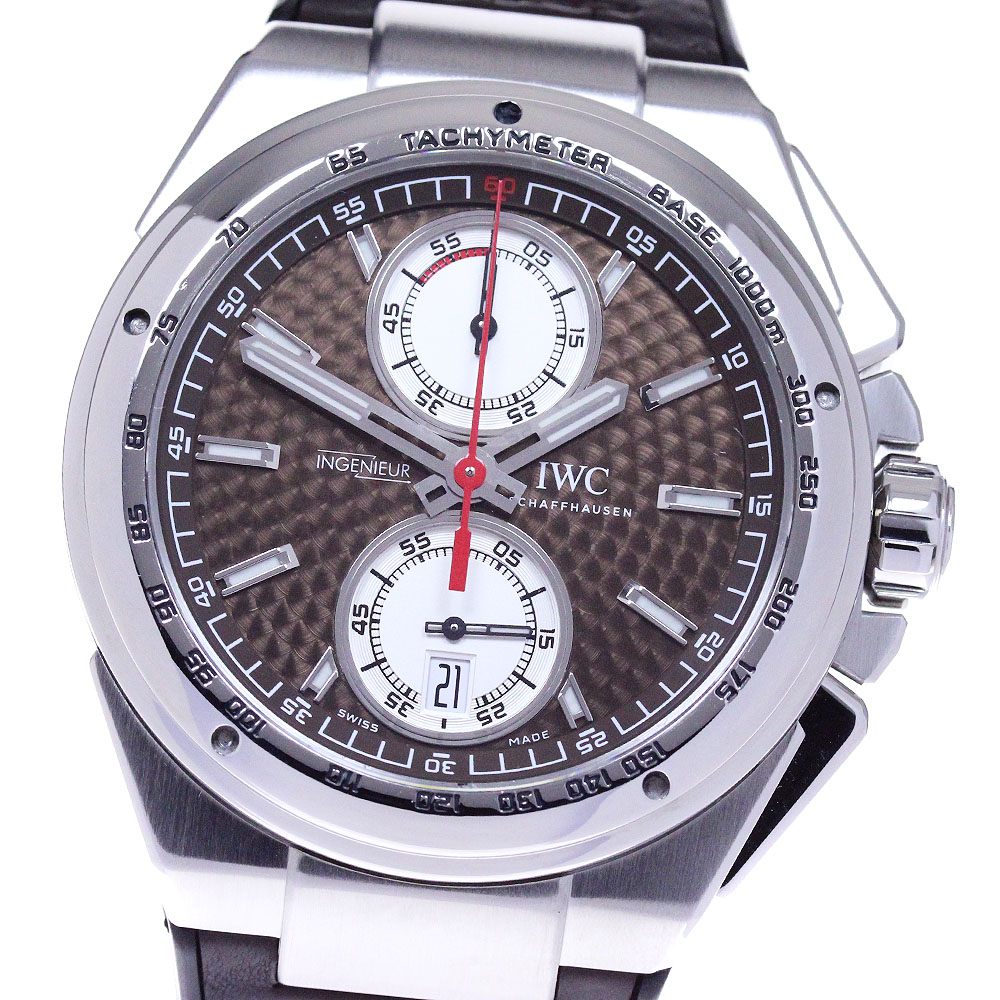 IWC IWC SCHAFFHAUSEN IW378511 インヂュニア ジルバープファイル クロノグラフ 自動巻き メンズ _819645【中古】
