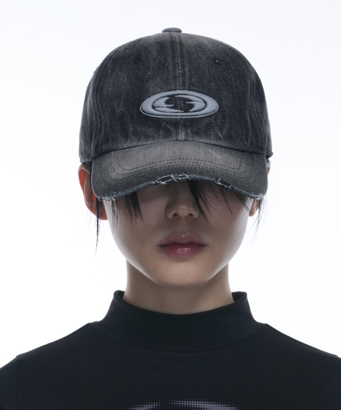 【GRAILZ】DENIM OVAL LOGO CAP ★韓国人気★送料関税込★ GRAILZ】DENIM OVAL LOGO CAP [正規品] [関税・送料込み] 韓国