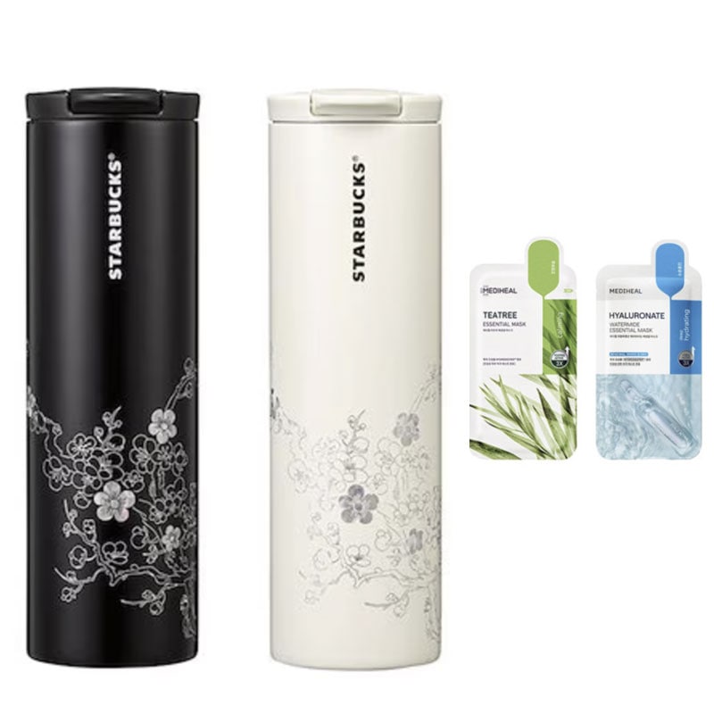 韓国スタバ SS コリア タンブラー 473ml (メディヒール マスク 2枚 贈呈)