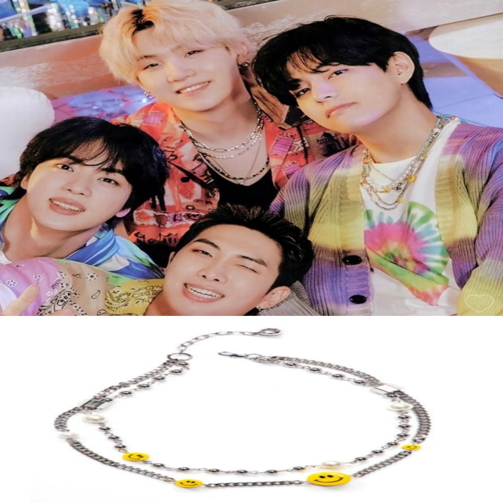 BTS/UP10TION/ONF/NCT/A PINK/DKZ着用/クーポン贈呈/韓国ファッション ジュエリー/Smile Pearl Necklace/ネックレス/ペンダント/ユニセックス
