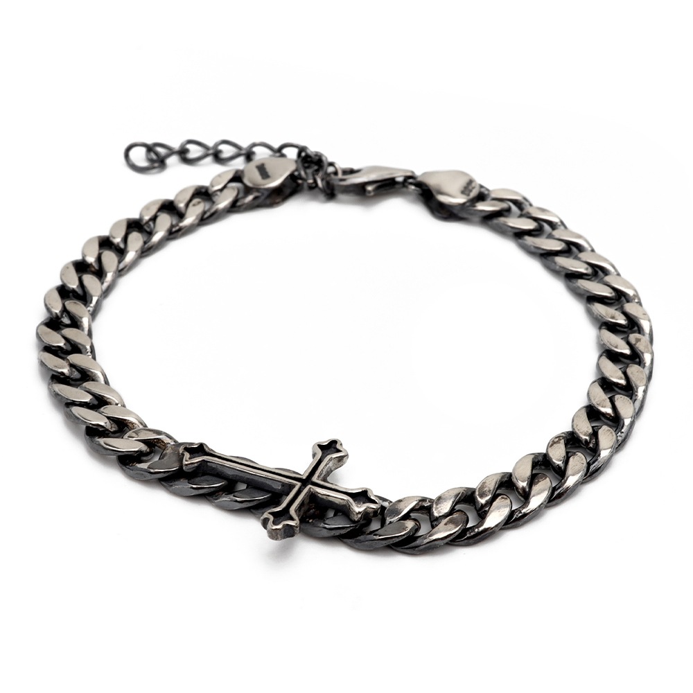 925 クロス チェーンブレスレット [cb013]