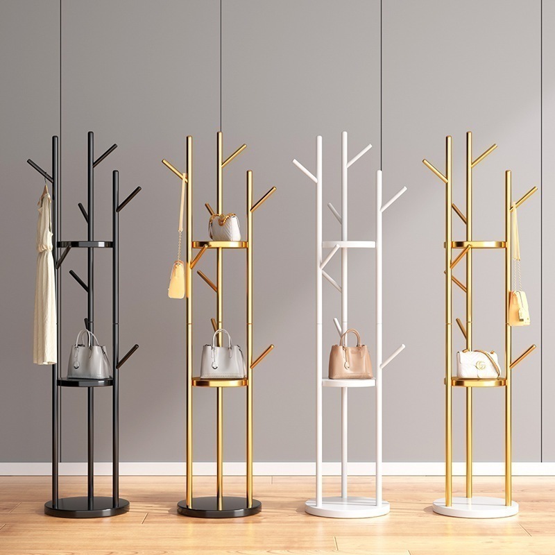 軽い高級物干しラック床置き寝室家庭用衣類ハンガー収納ラックリビングルームシンプルモダンバルコニー洋服ハンガーコートラック