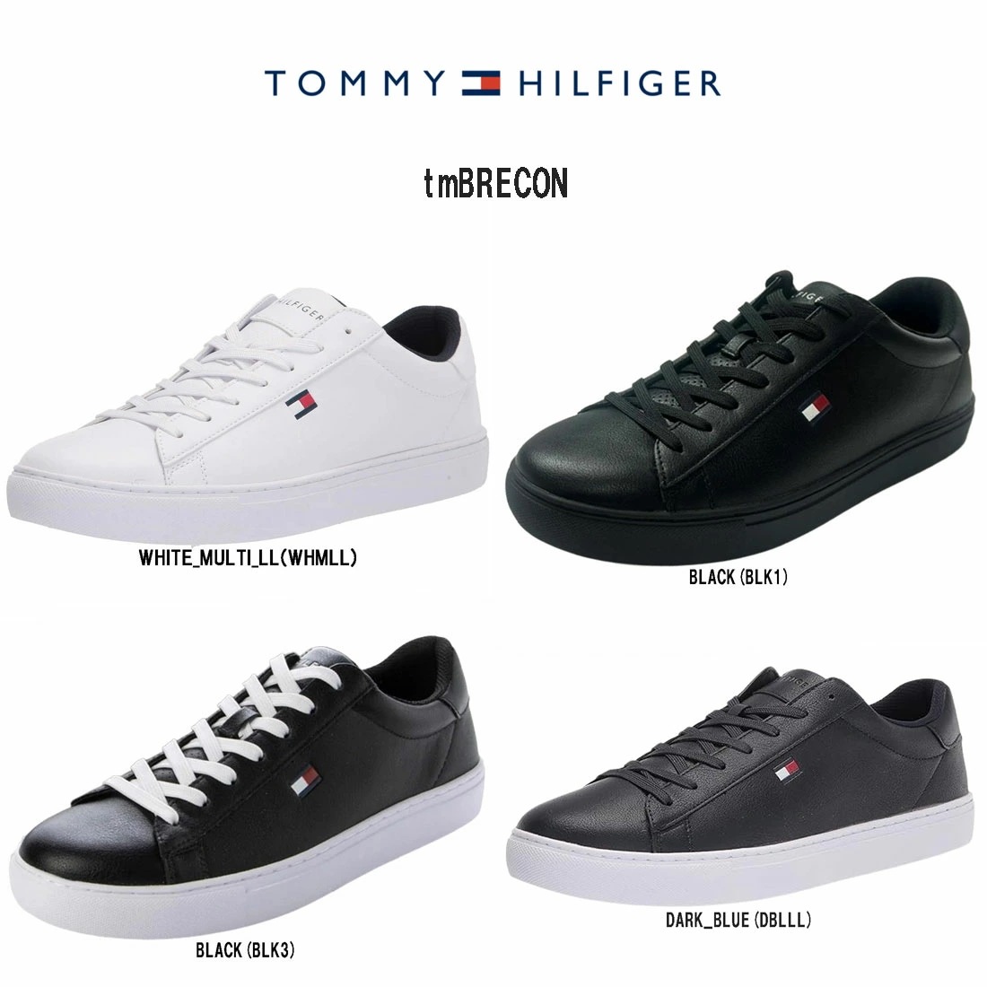 TOMMY HILFIGER スニーカー シューズ 靴 カジュアル シンプル フラッグ ロゴ ローカット シューズ メンズ tmBRECON