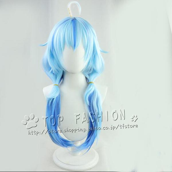 バーチャルYouTuber Vtuber ホロライブ5期生 雪花ラミィ コスプレ ウィッグ コスチューム ウィッグネット付き