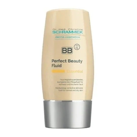 BBパーフェクトビューティフルイド エッセンシャル ベージュ/アイボリー SPF15 40ml シュラメック Schrammek 植物由来 ベースメイク 化粧下地 トーンア